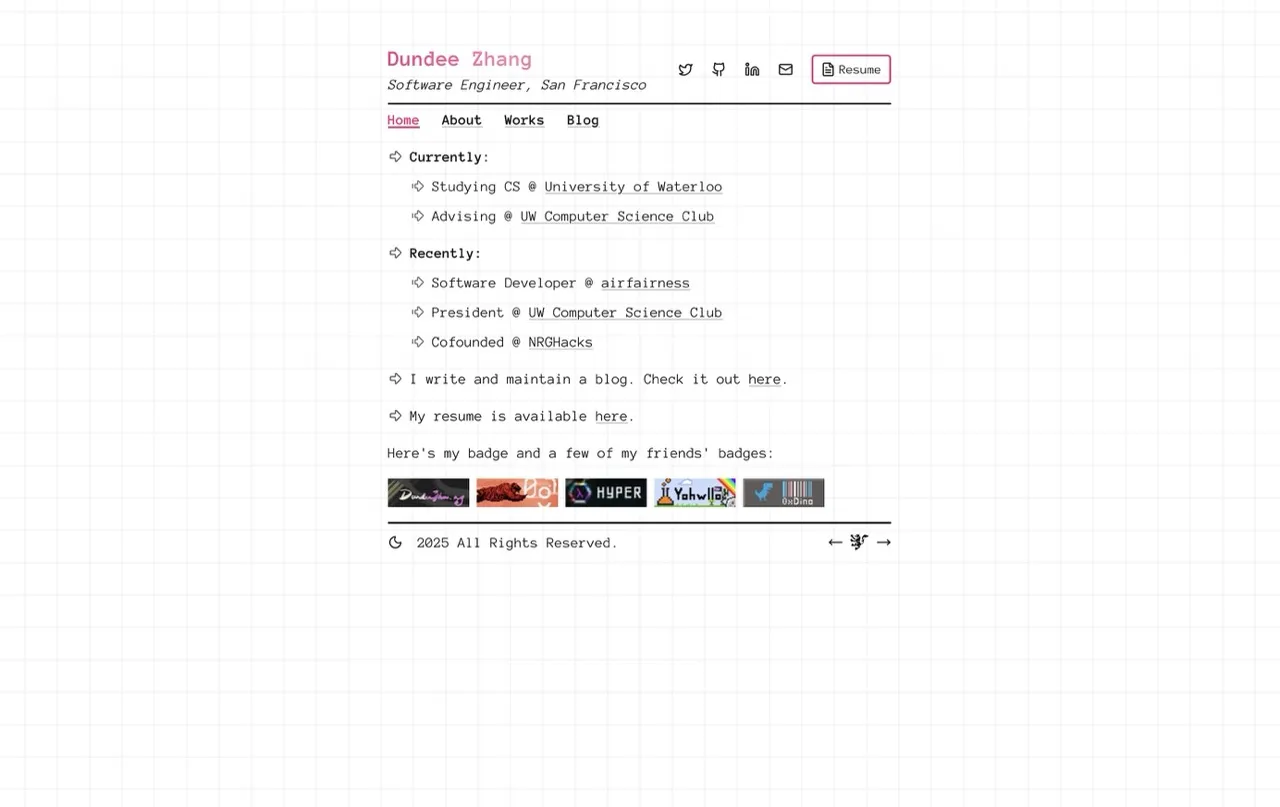 dundeezhangv5 - Portfolio (Latest)