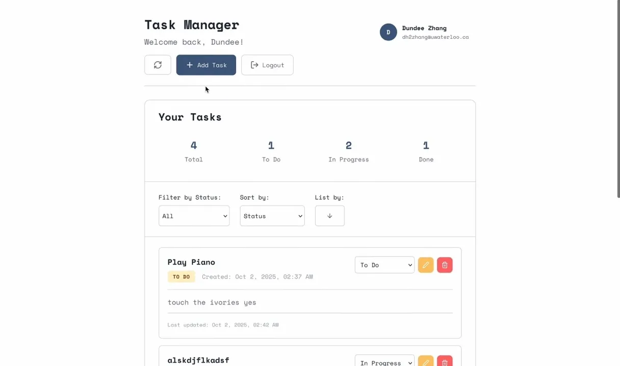 Task Manager Application
